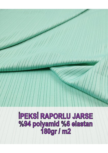 Ince Yumuşak Jarse Su Yeşili Renkte En: 130 fiyatları