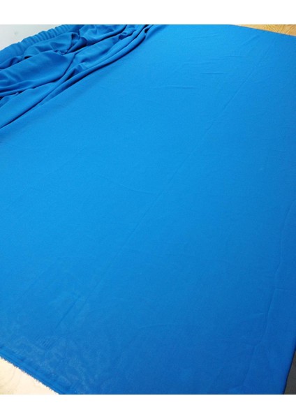 Şifon Mavi Renkte (En 150 cm x Boy 245 Cm)