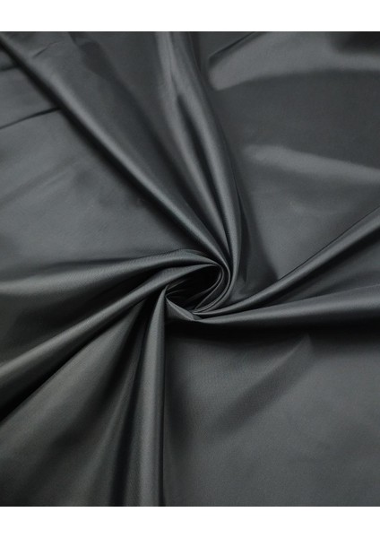 Sentetik Etek Ceket Astarı Siyah Renkte (En 140 cm x Boy 90 Cm)