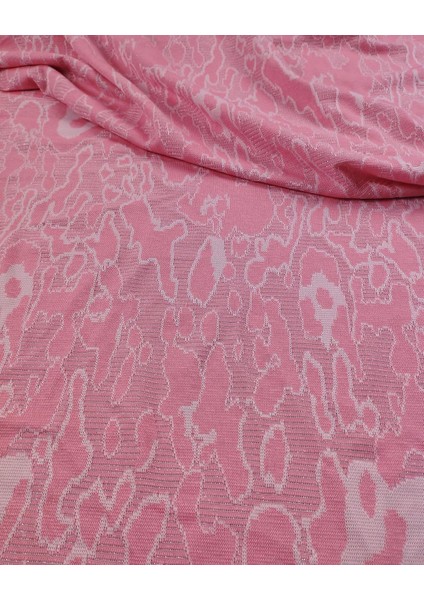 Simli Örme Pembe Lame Renklerde (En 165 cm x Boy 210 Cm)