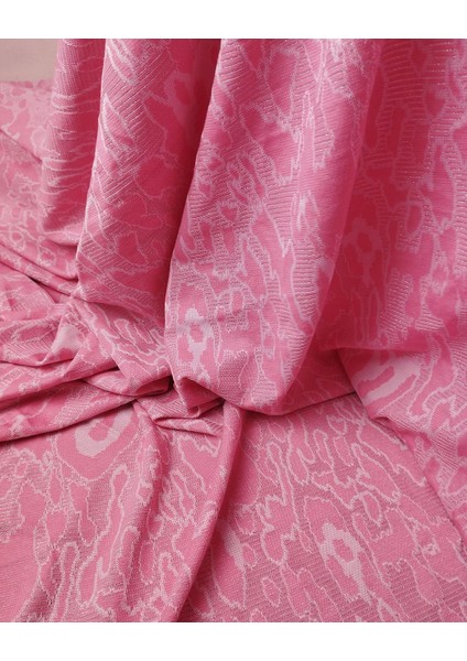 Simli Örme Pembe Lame Renklerde (En 165 cm x Boy 210 Cm)