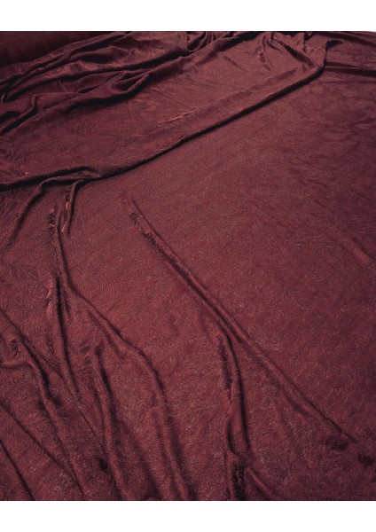 Ince Jarse Bordo Renkteen: 150 cm