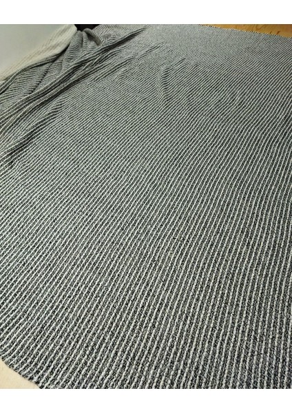 Triko Penye Arası Örme Simli Gri Kemik Renklerde (En 150 cm x Boy 250 Cm)