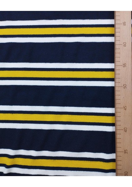 Kaşkorse Örme Lacivert Sarı Ekru Renklerde En: 100