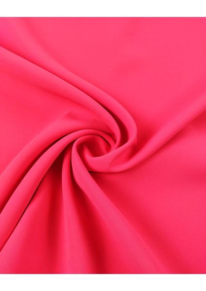 Telalı Krep Pembe Renkte (En 145 cm x Boy 140 Cm)