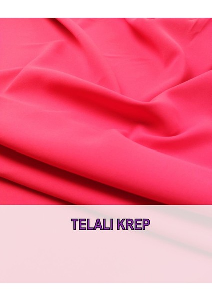 Telalı Krep Pembe Renkte (En 145 cm x Boy 140 Cm) modelleri