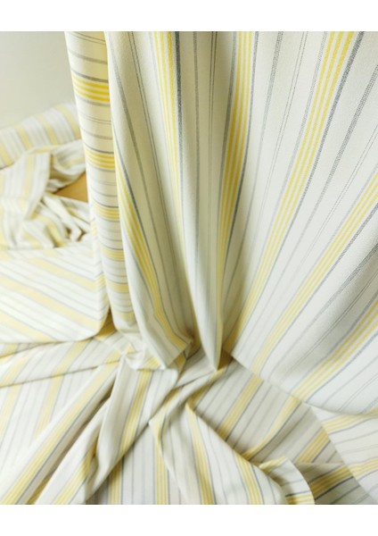 Gabardin Sarı Gri Ekru Renklerde (En 140 cm x Boy 170 Cm)