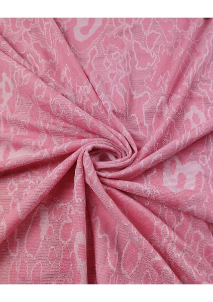 Simli Örme Pembe Lame Renklerde (En 165 cm x Boy 160 Cm)