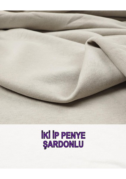 Şardonlu 2 Iplik Bej Renkte En: 180
