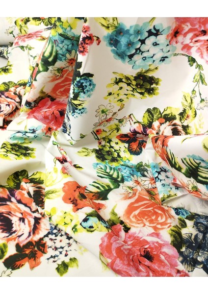 Gabardin Çiçekli En: 140