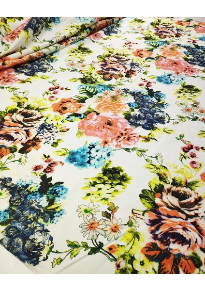 Gabardin Çiçekli En: 140