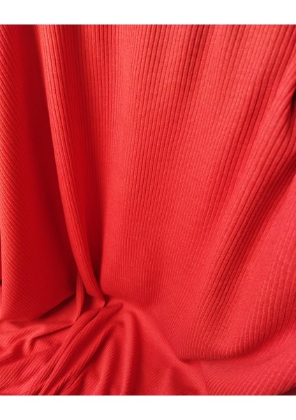 Kaşkorse Örme Kırmızı Renkte (En 120 cm x Boy 270 Cm) fırsatları