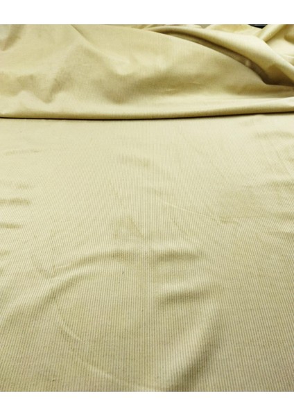 Fitilli Kadife Kırçıllı Krem Bej Renklerde (En 160 cm x Boy 200 Cm)