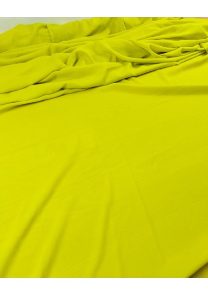 Şifon Yeşil Sarı Arası Renkte (En 140 cm x Boy 240 Cm)