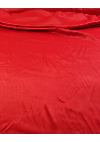 Saten Viskon Kırmızı Renkte En: 130 fiyatları