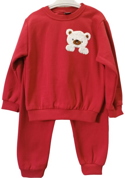 Punch Ayı Işlemeli Unisex Alt Üst Takım