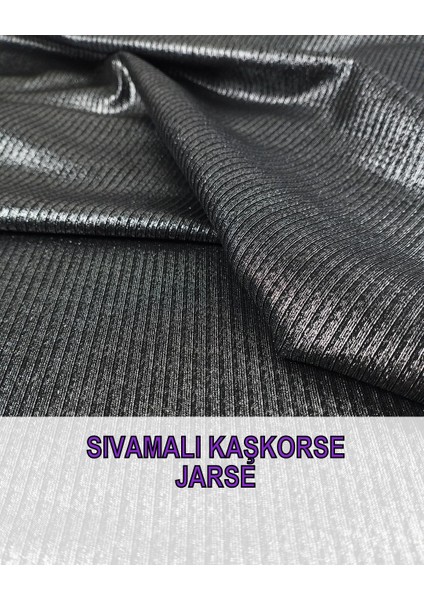 Kaşkorse Jarse Lame Sıvamalı (En 140 cm x Boy 350 Cm)
