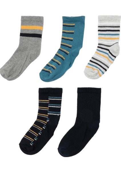 CROSS 5 LI SKT-B 4PR Çok Renkli Erkek Çocuk Soket Çorap