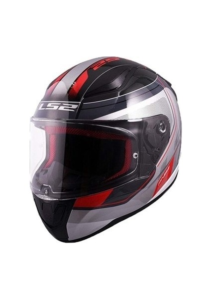 Rapıd Slıde Beyaz-Siyah-Kırmızı Kapalı Kask