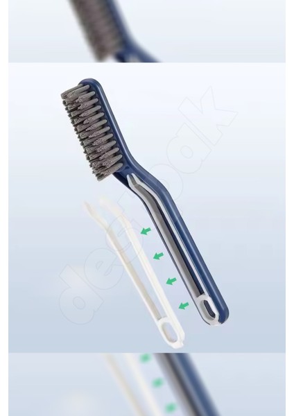 Cımbızlı Fırça - Çok Fonksiyonlu Derz, Banyo, Lavabo Fırçası - Gider Cımbızı - Dip Köşe