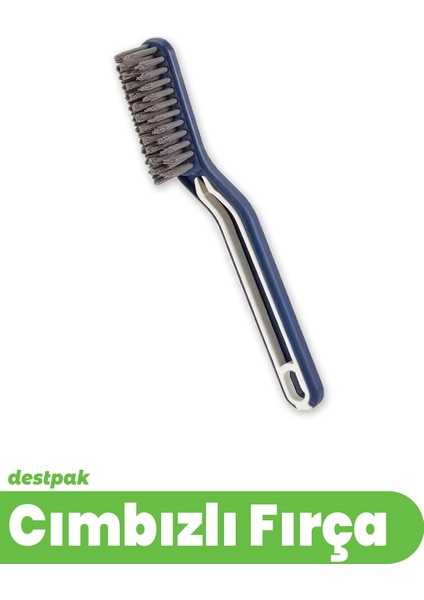 Cımbızlı Fırça - Çok Fonksiyonlu Derz, Banyo, Lavabo Fırçası - Gider Cımbızı - Dip Köşe
