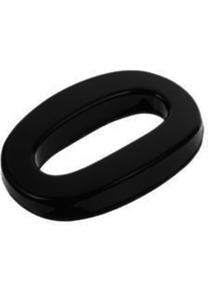 Yapışkanlı Kapı Numarası Küçük Boy 50 mm 5 cm Numara 0 Rakam Sıfır Sayı Siyah Renk Numaralar 1 Adet
