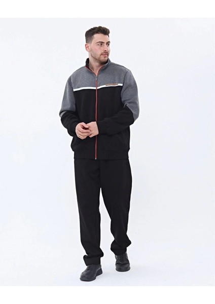 5206 3 Iplik Erkek Büyük Beden Eşofman Takımı