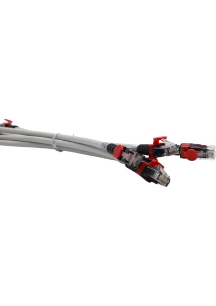 Cat6 Utp Lsoh 0,30 mt Gri Patch Cord (5'li Paket)