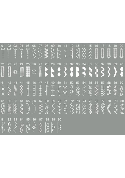 Amelia 90 Dikiş Programlı, Ev Tipi Dikiş Makinesi (Distribütör Garantili)