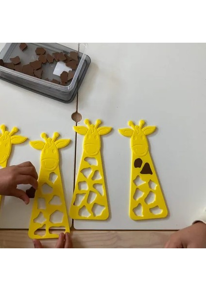 Zürafa Puzzle - Tekli