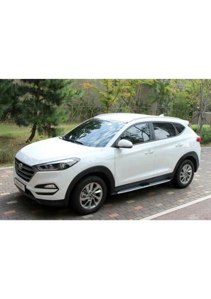 Hyundai Tucson Uyumlu 2004 2014 Yan Basamak Side Step Oem Style Siyah