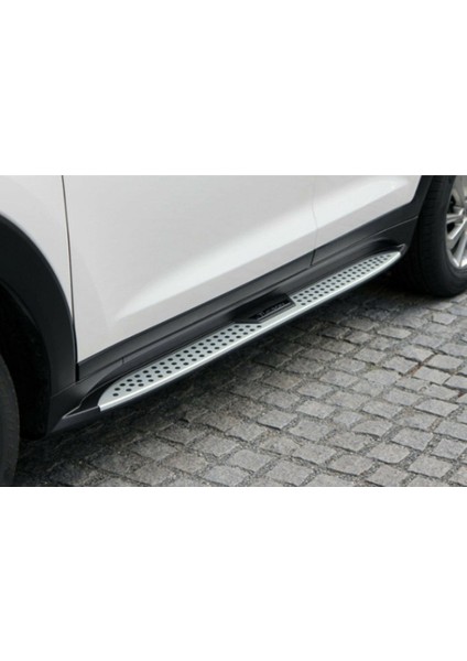 Hyundai Tucson Uyumlu 2004 2014 Yan Basamak Side Step Oem Style Siyah