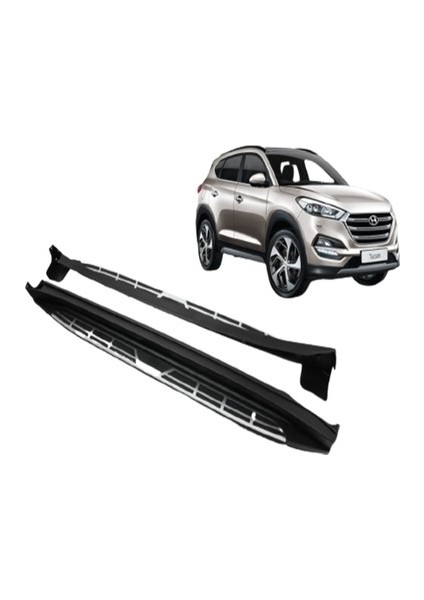 Hyundai Tucson Yan Basamak 2015-2020 Sıde Step Square Style