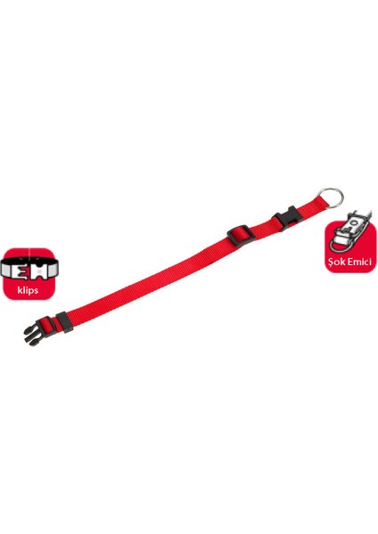 Boyun Tasma 40-55cm Kırmızı