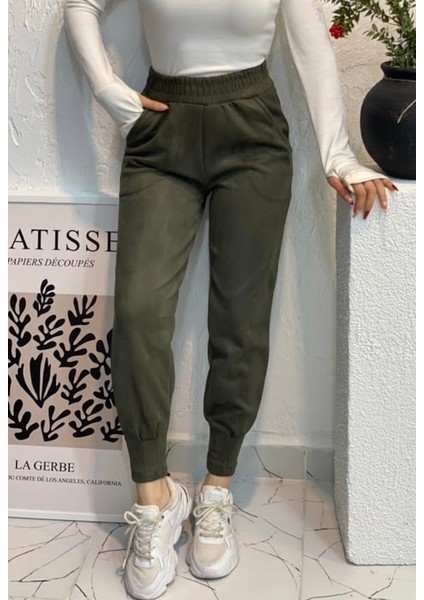 Paça Pensli Süet Pantolon modelleri
