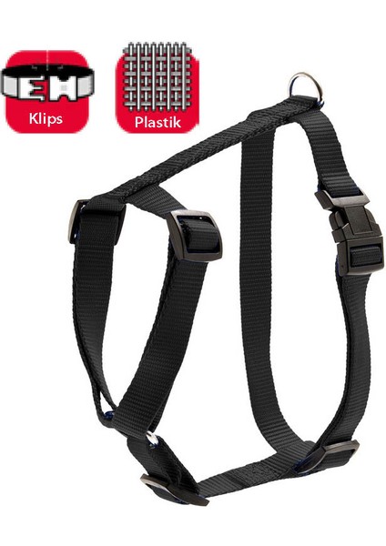 Basıc Göğüs Tasma XS 25-40 cm Siyah