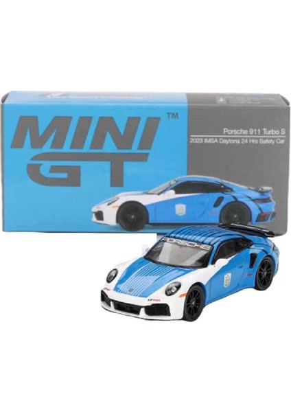 1:64 Diecast Porsche 911 Turbo S 2023 Imsa Daytona 24 Hrs Model Araba