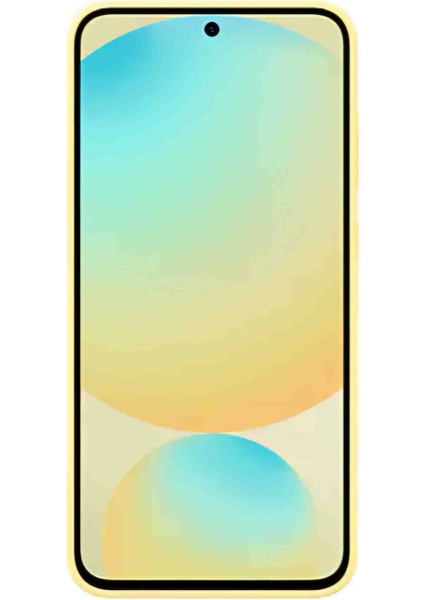 Galaxy S24 Fe Silikon Kılıf Sarı