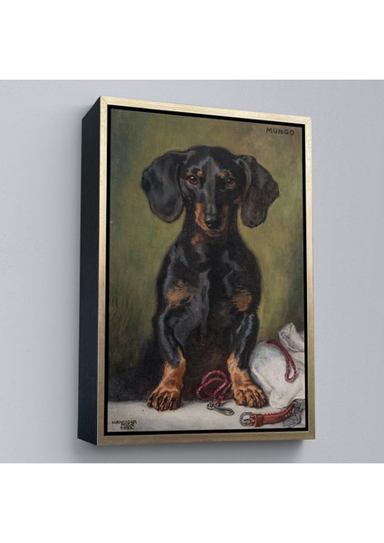 canvas Serie Ale x ander Pock - Sevgili, Tatlı, Zeki, Neşeli, Sadık Mungerl TABLOSU-8107