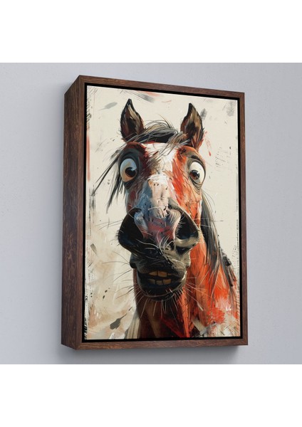 canvas Serie Sevimli At Portre TABLOSU-7853 fiyatları