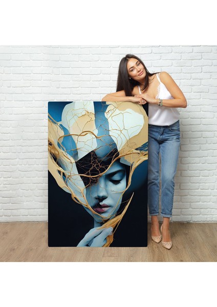 canvas Serie Kadın Yüzü Illüstrasyon TABLO-8020 fiyatları