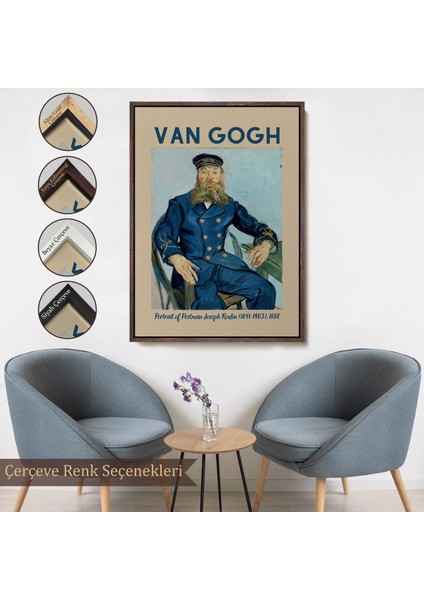 canvas Serie Vincent Van Gogh – Postacı Joseph Roulin’in Portresi TABLO-8051 fırsatları