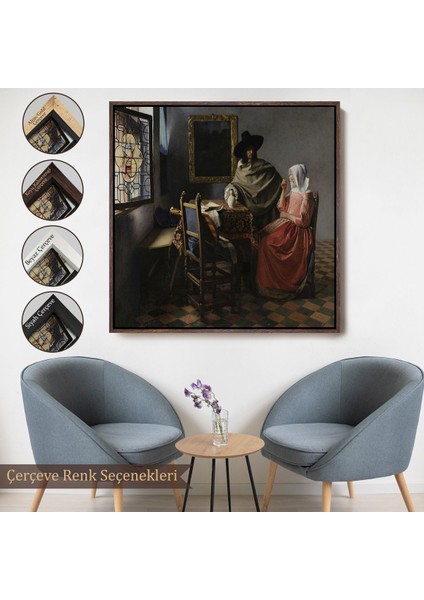 canvas Serie Şarap Kadehi Tablosu - The Wine GLASS-8358 fırsatları