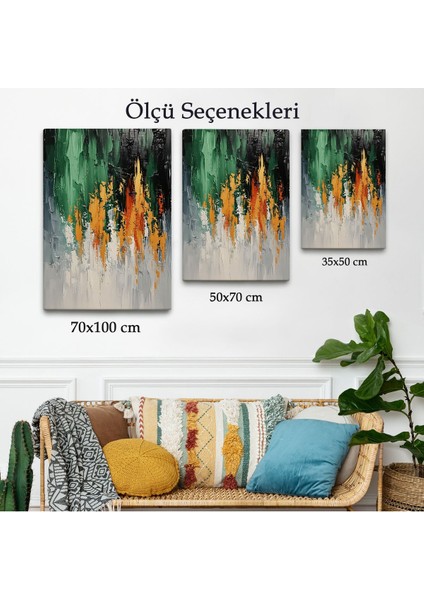canvas Serie Yağlıboya Görünümlü Soyut TABLO-7633 modelleri