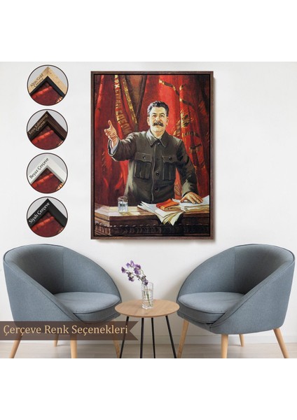 canvas Serie Joseph Stalin Rusya ve Sovyetler Birliği Sscb TABLO-7697 fırsatları