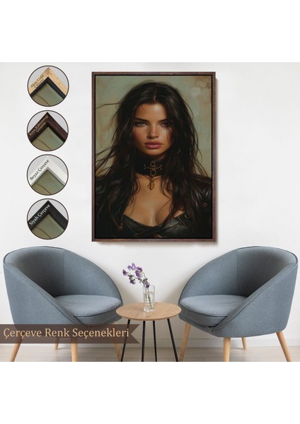 canvas Serie Esmer Latin Güzeli Kadın TABLOSU-7779 fırsatları