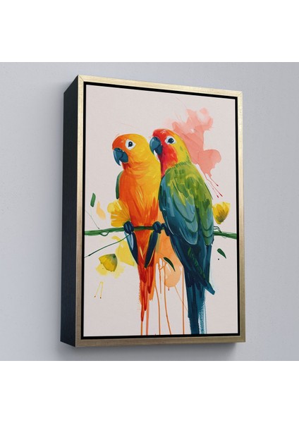 canvas Serie Daldaki Renkli Pağanlar TABLO-7566 fiyatları