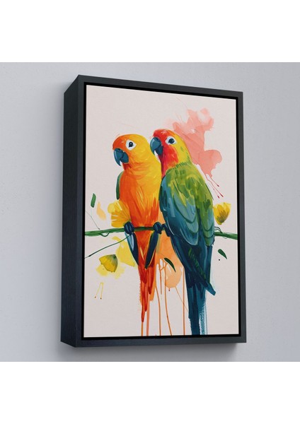 canvas Serie Daldaki Renkli Pağanlar TABLO-7566 modelleri