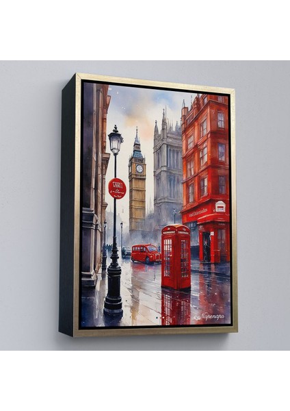 canvas Serie Ingiltere Londra Şehir MANZARASI-7841 modelleri