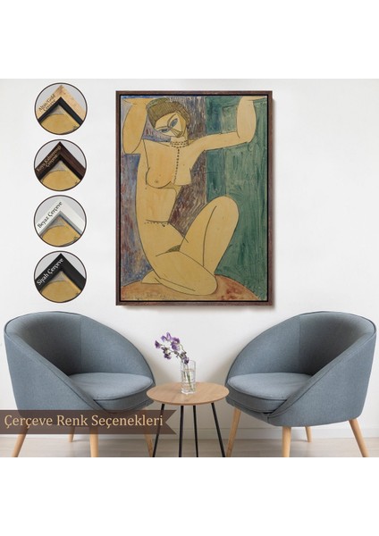 canvas Serie Amedeo Modigliani - Cariatide TABLO-8089 fırsatları